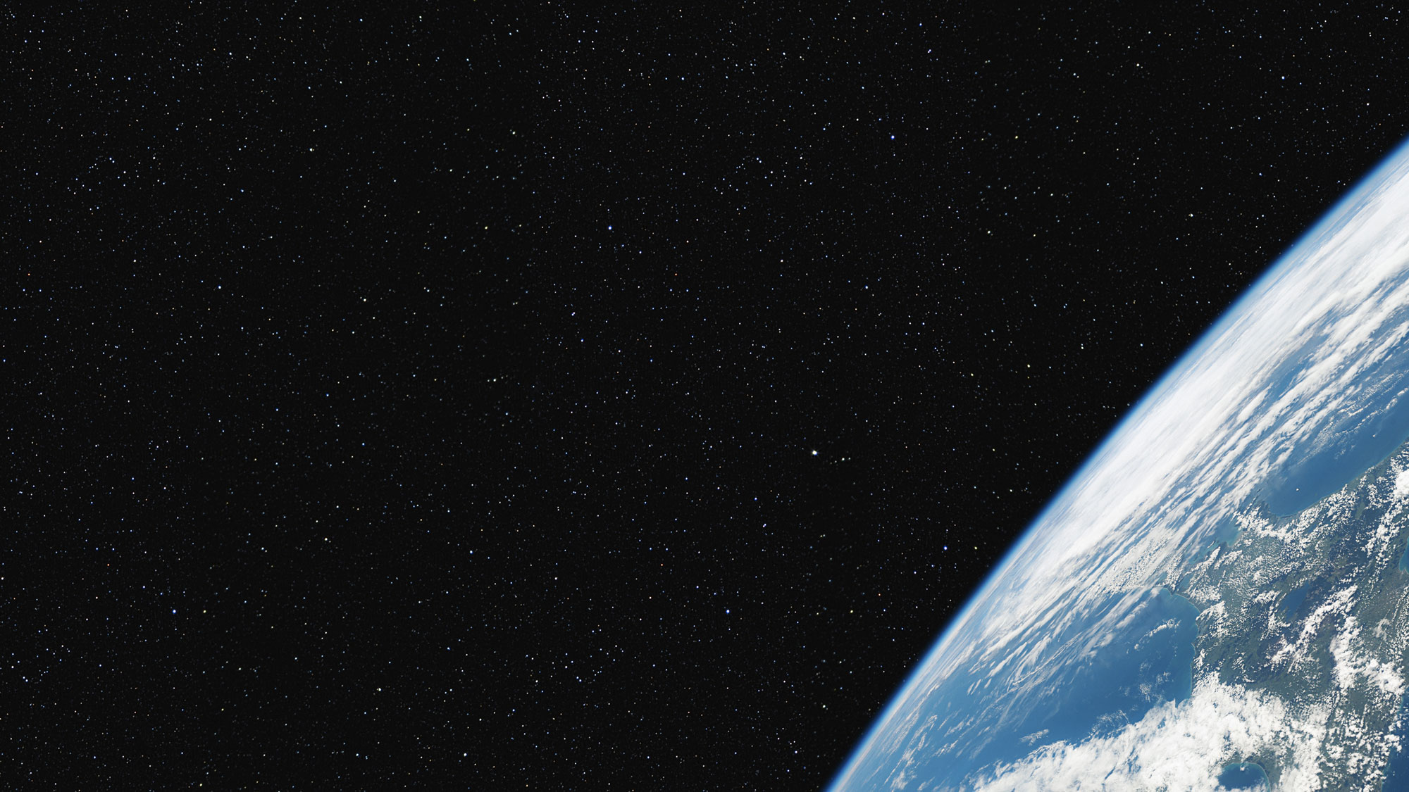 View of Earth from space