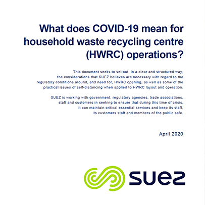 COVID19 HWRC operations TN