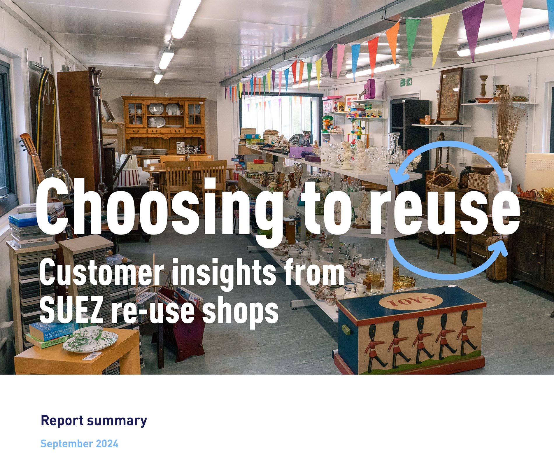 Choose to reuse - SUEZ re-use shop research summary 2024
