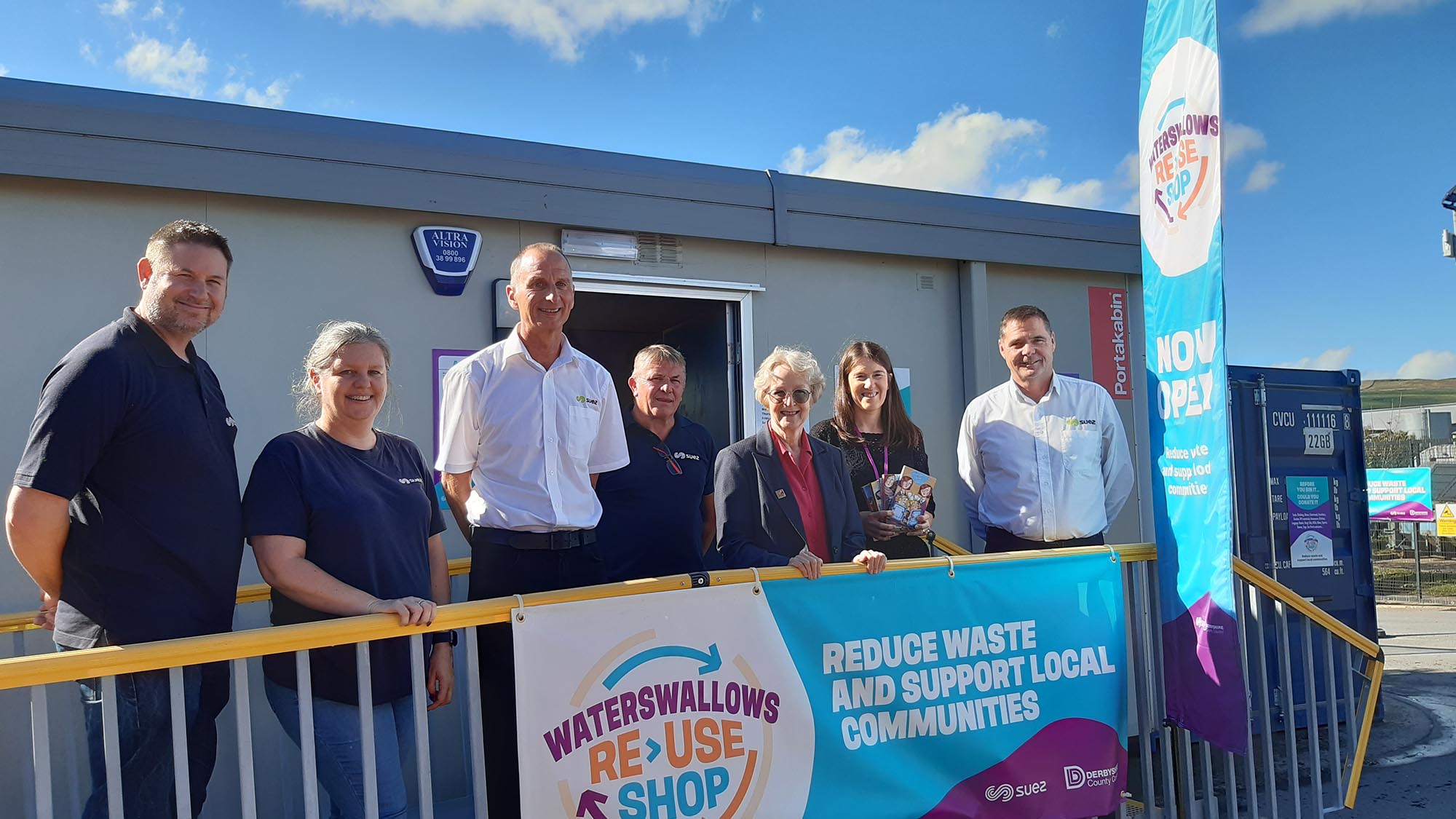 SUEZ Waterswallows reuse shop opening