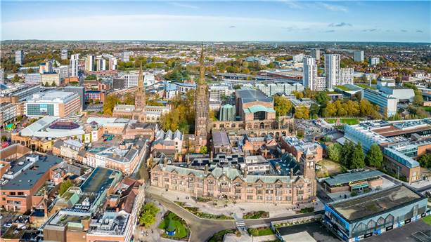Coventry skyline - commercial waste management services in Coventry