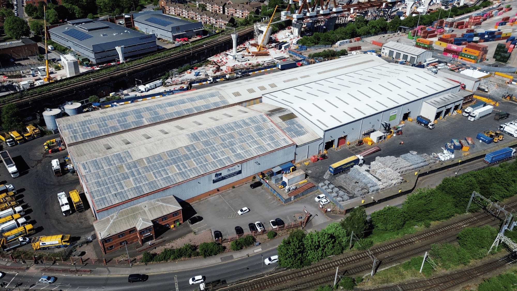 Commercial waste collection in Birmingham - waste transfer station 