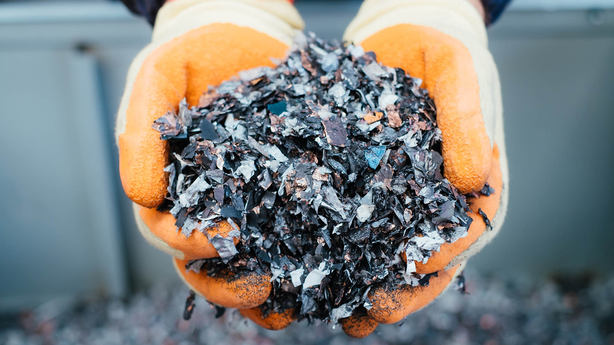 Lithium battery recycling shredded product