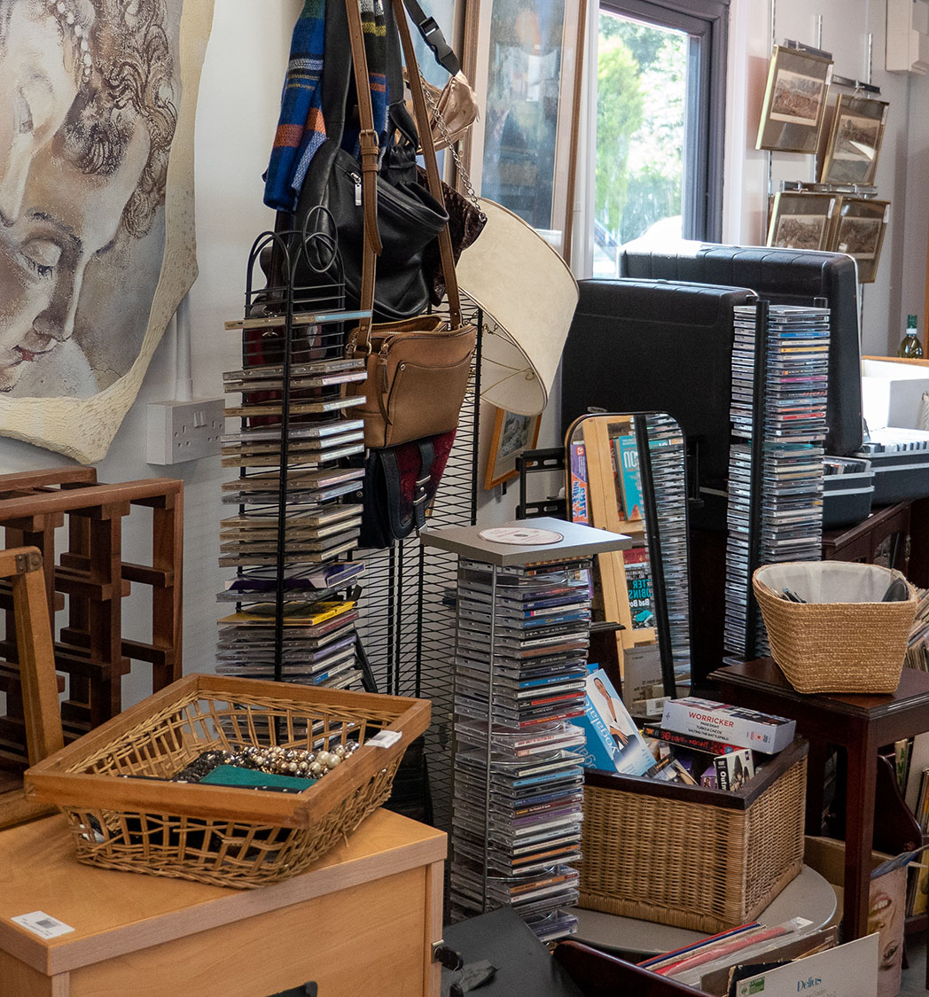 Inside a re-use shop