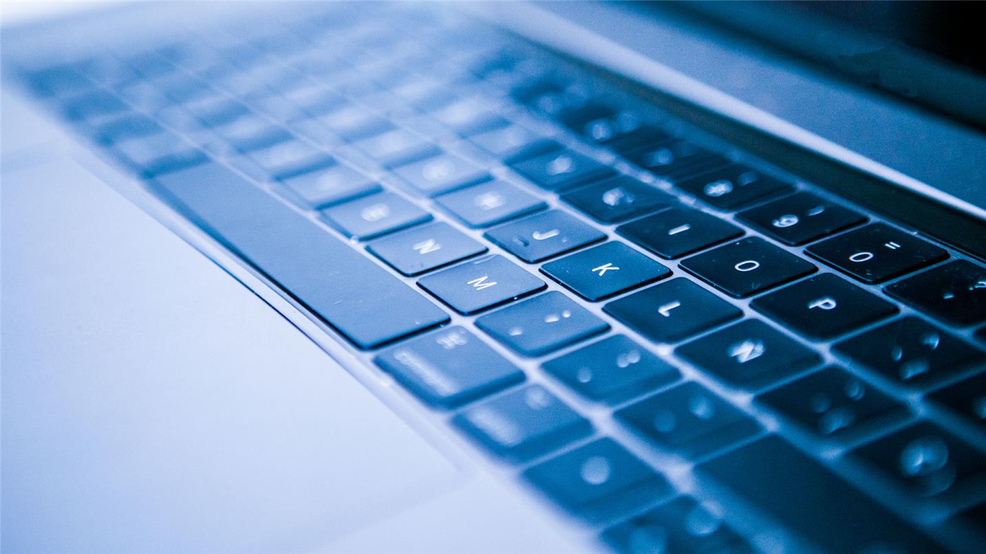 Close-up of a laptop keyboard