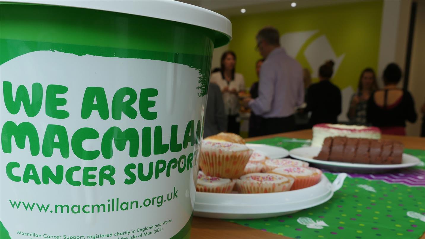 Macmillan coffee morning at SUEZ House in Maidenhead