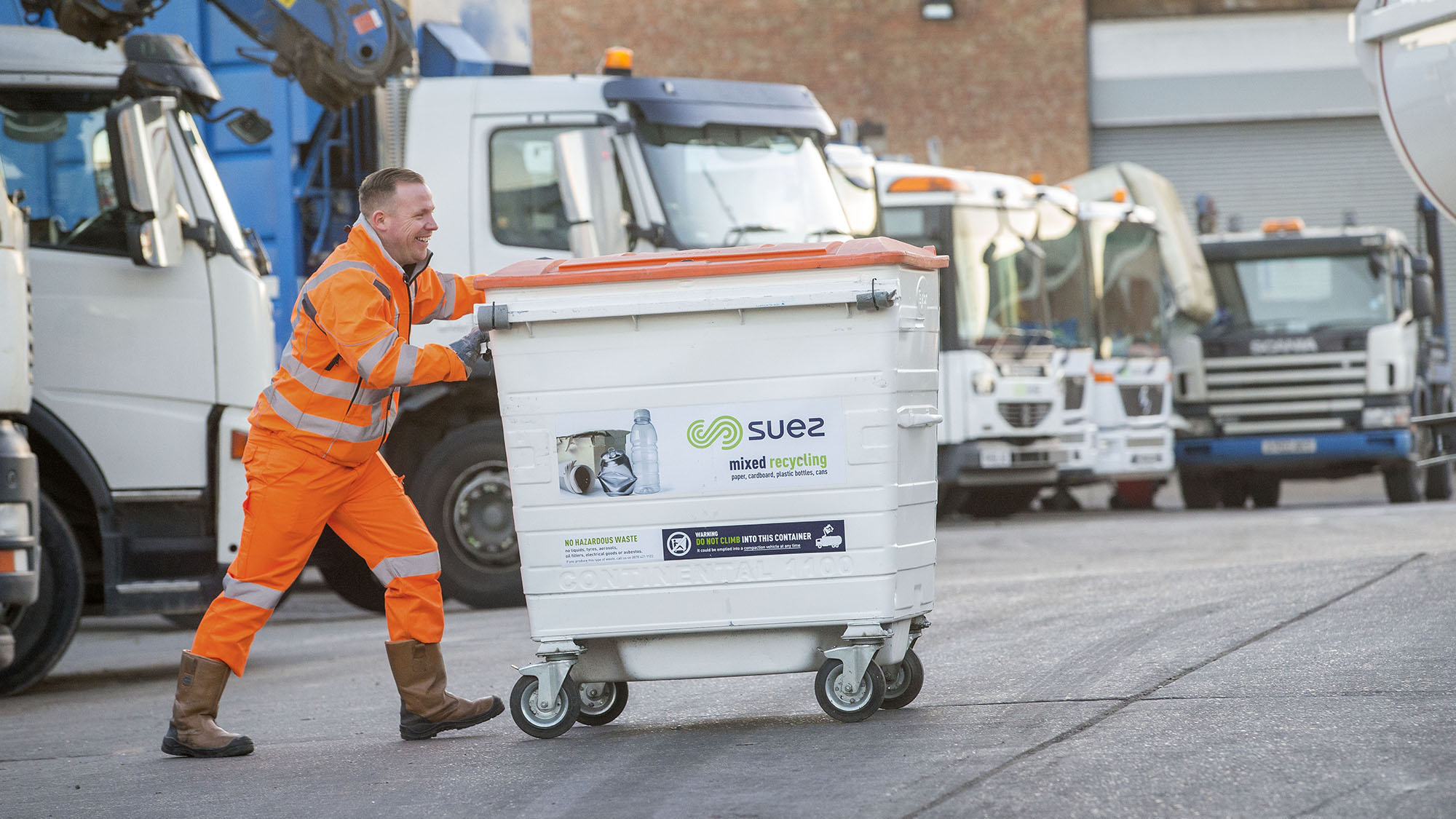 Container collection in Poole