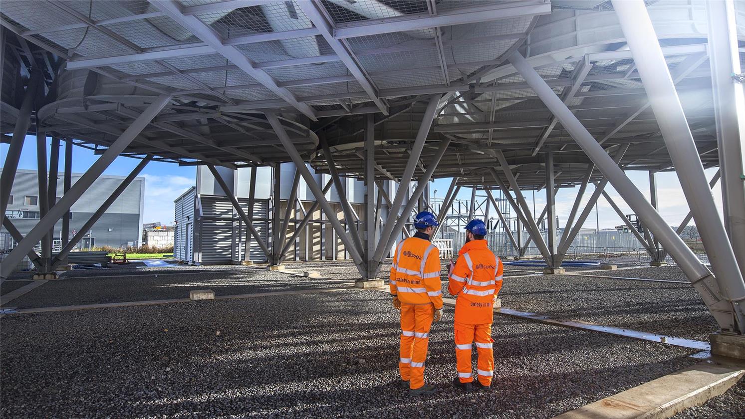 SUEZ employee at Severnside energy recovery centre