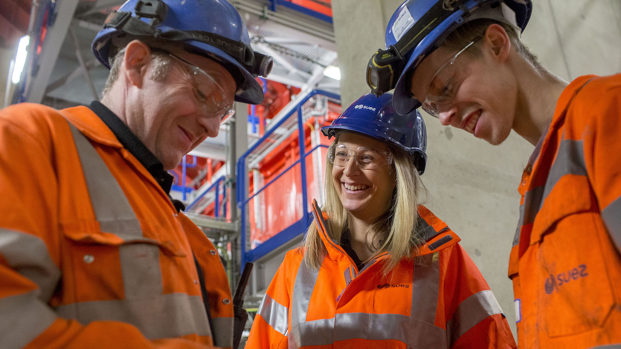 SUEZ employees at Teesside