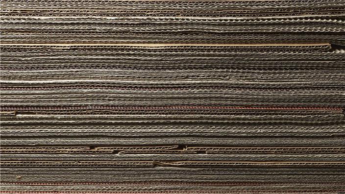 Stack of cardboard