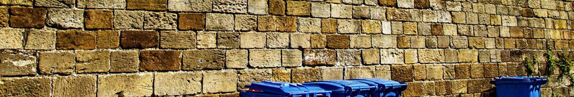 Municipal recycling bins