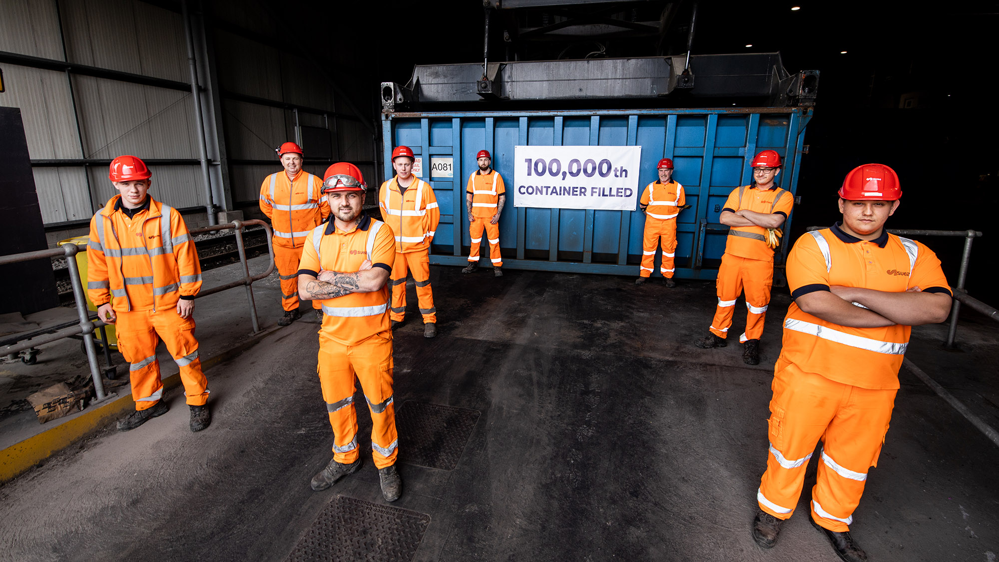 1000th container at Knowsley