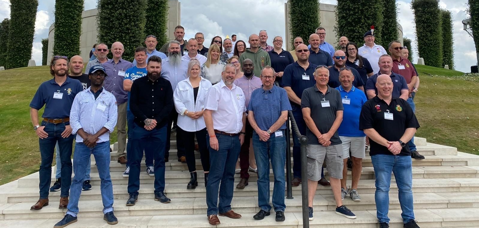 SUEZ veterans at the National Memorial Arboretum SUEZ veterans at the National Memorial Arboretum