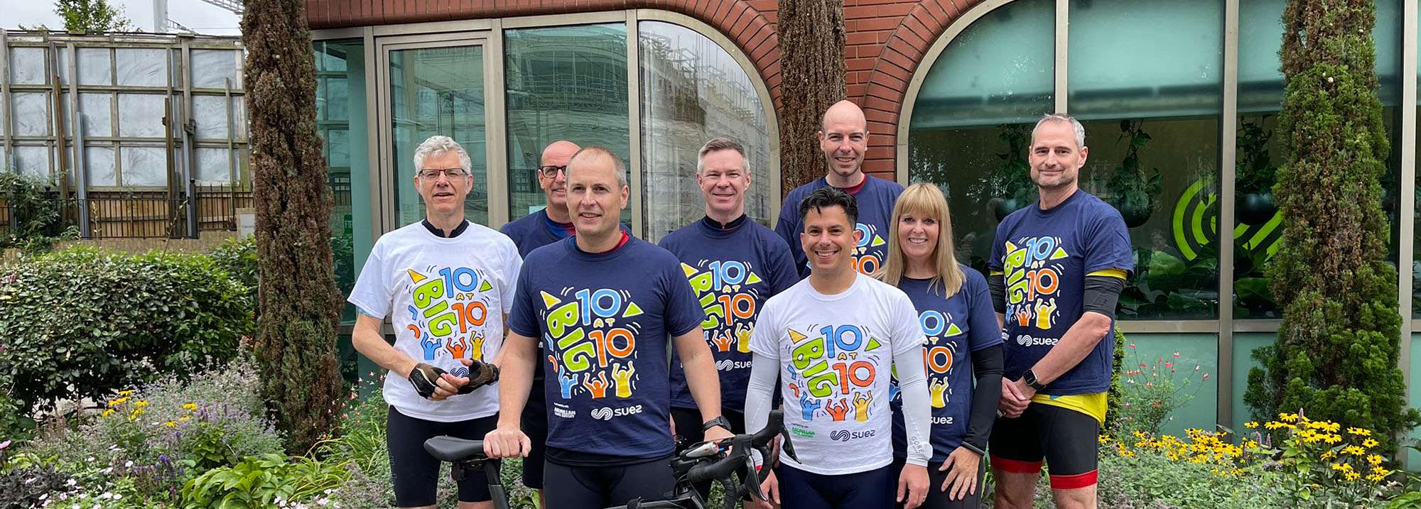 Uk leadership team ready for the Big 10 at 10 cycle to Paris