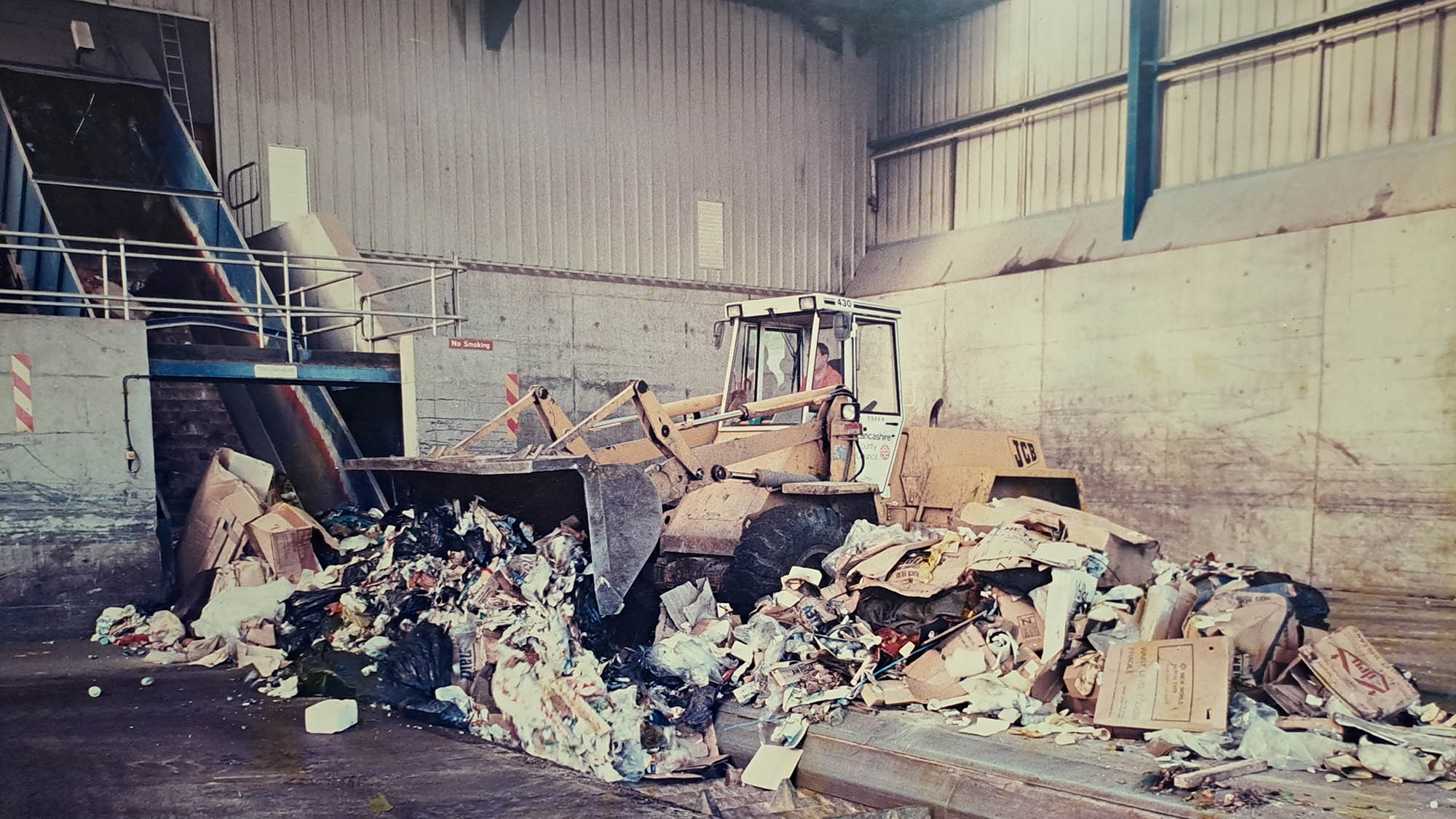 Blackpool transfer station at the beginning