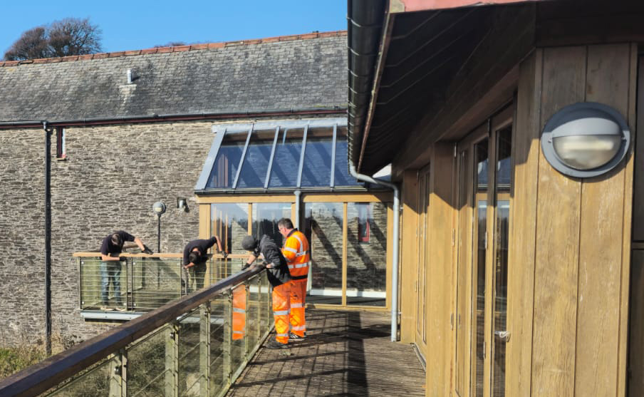 SUEZ volunteers at Calvet Trust, Devon