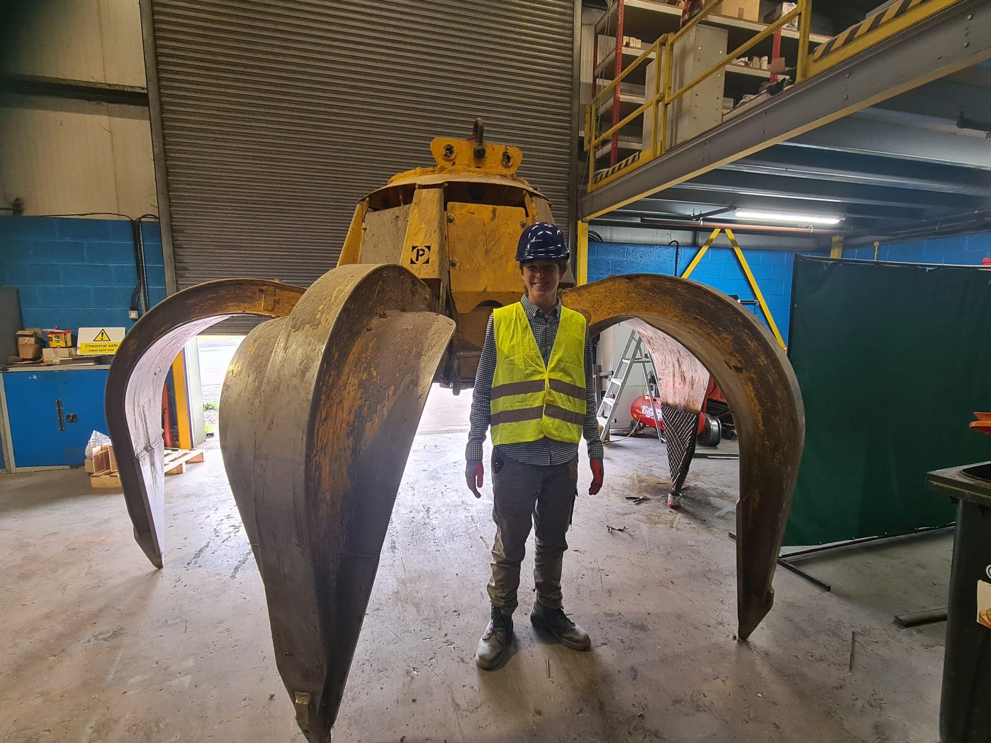 SUEZ work experience student Eddie