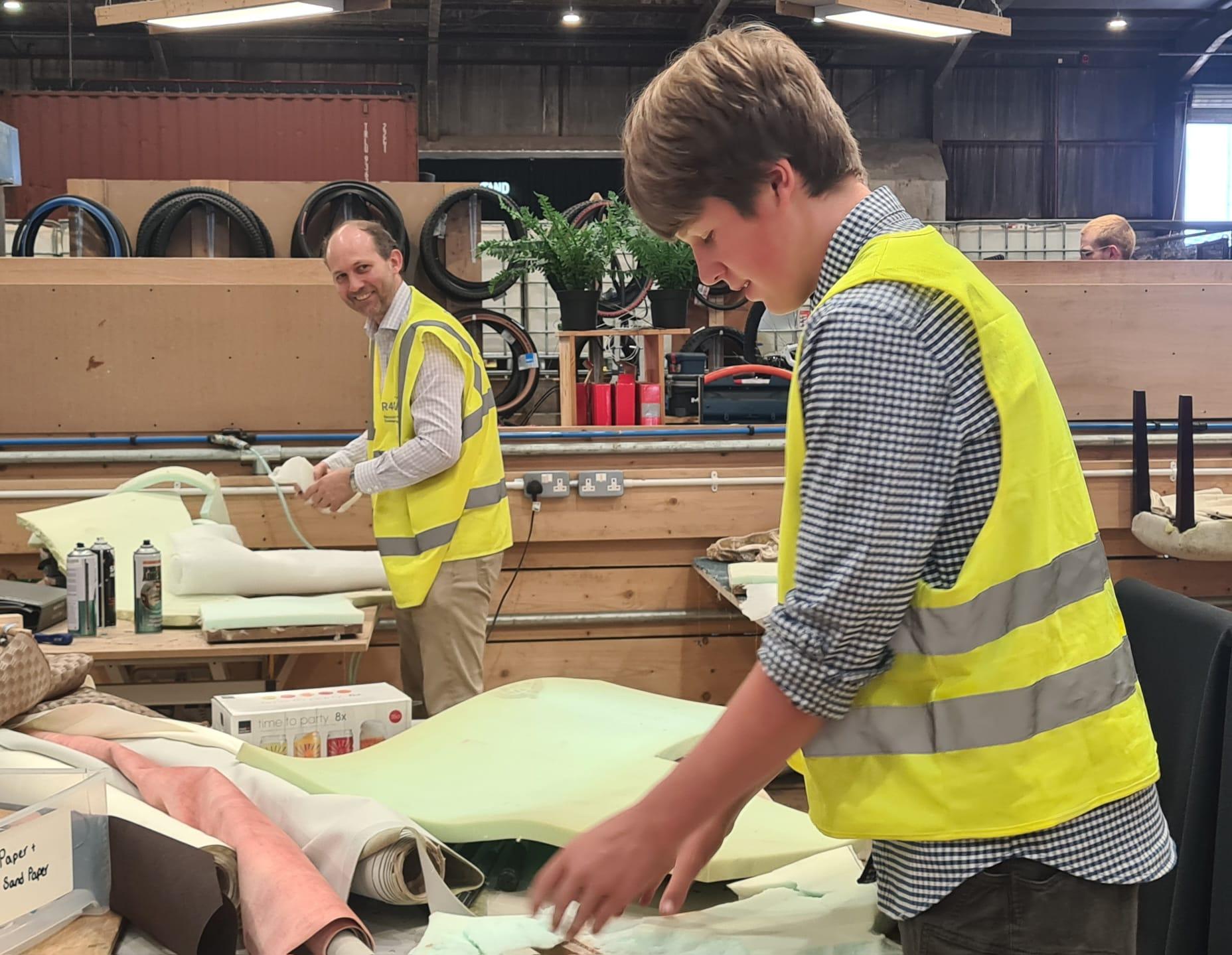 SUEZ work experience student Eddie