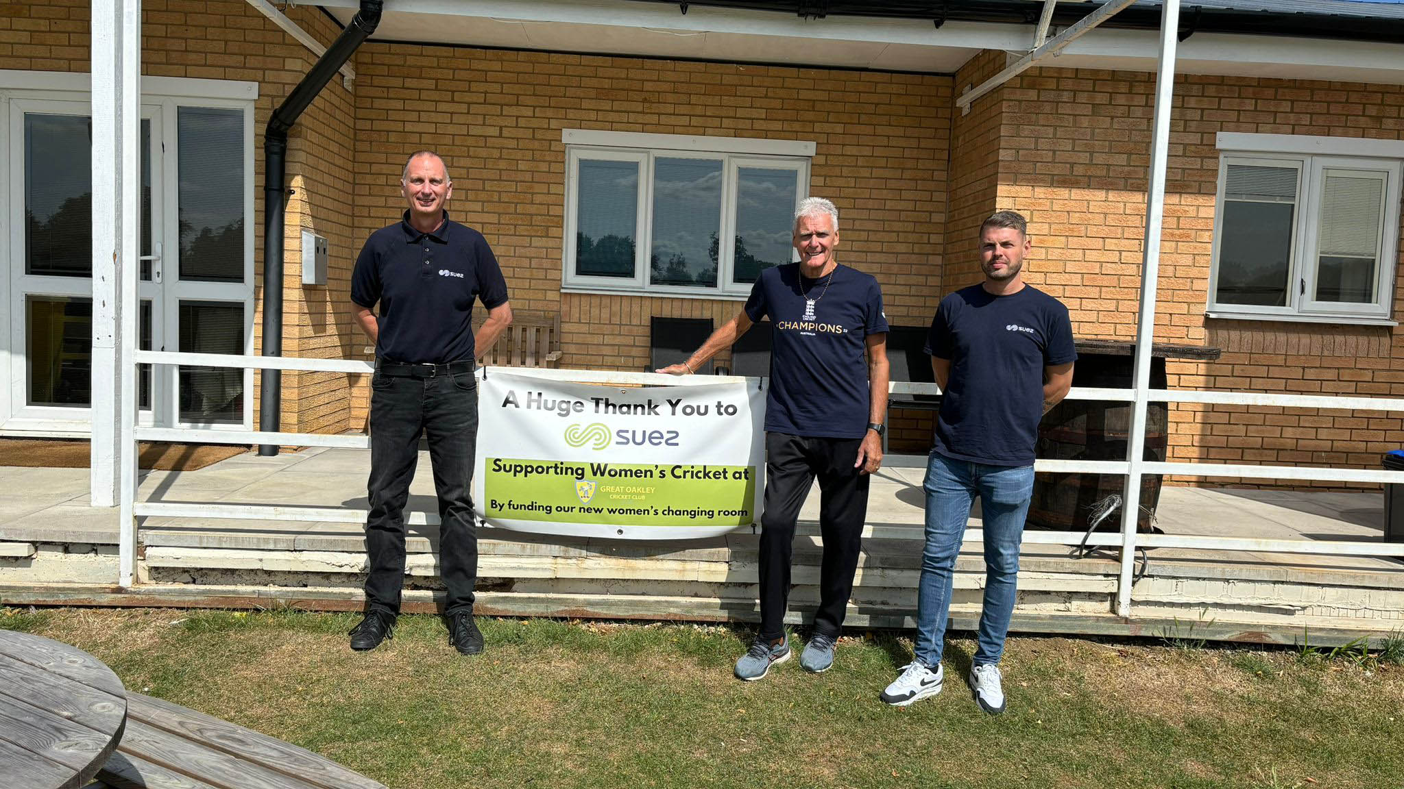 Great Oakley Cricket Club unveils new female changing room facilities