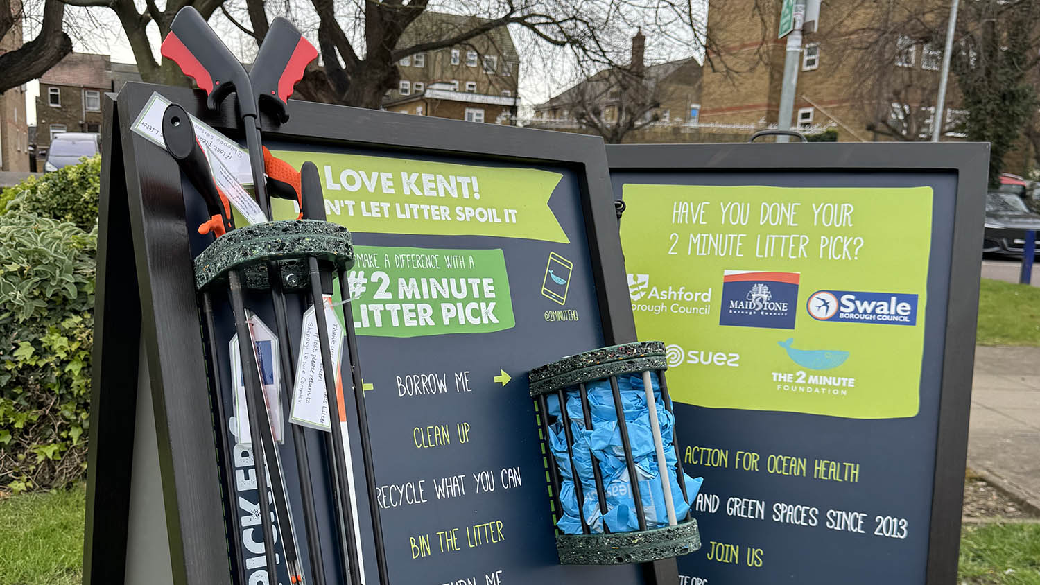 Mid Kent - 2 minute litter pick boards
