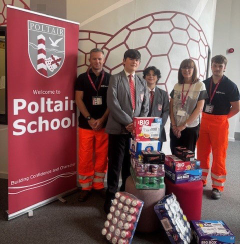 Young Carer sat Poltair School