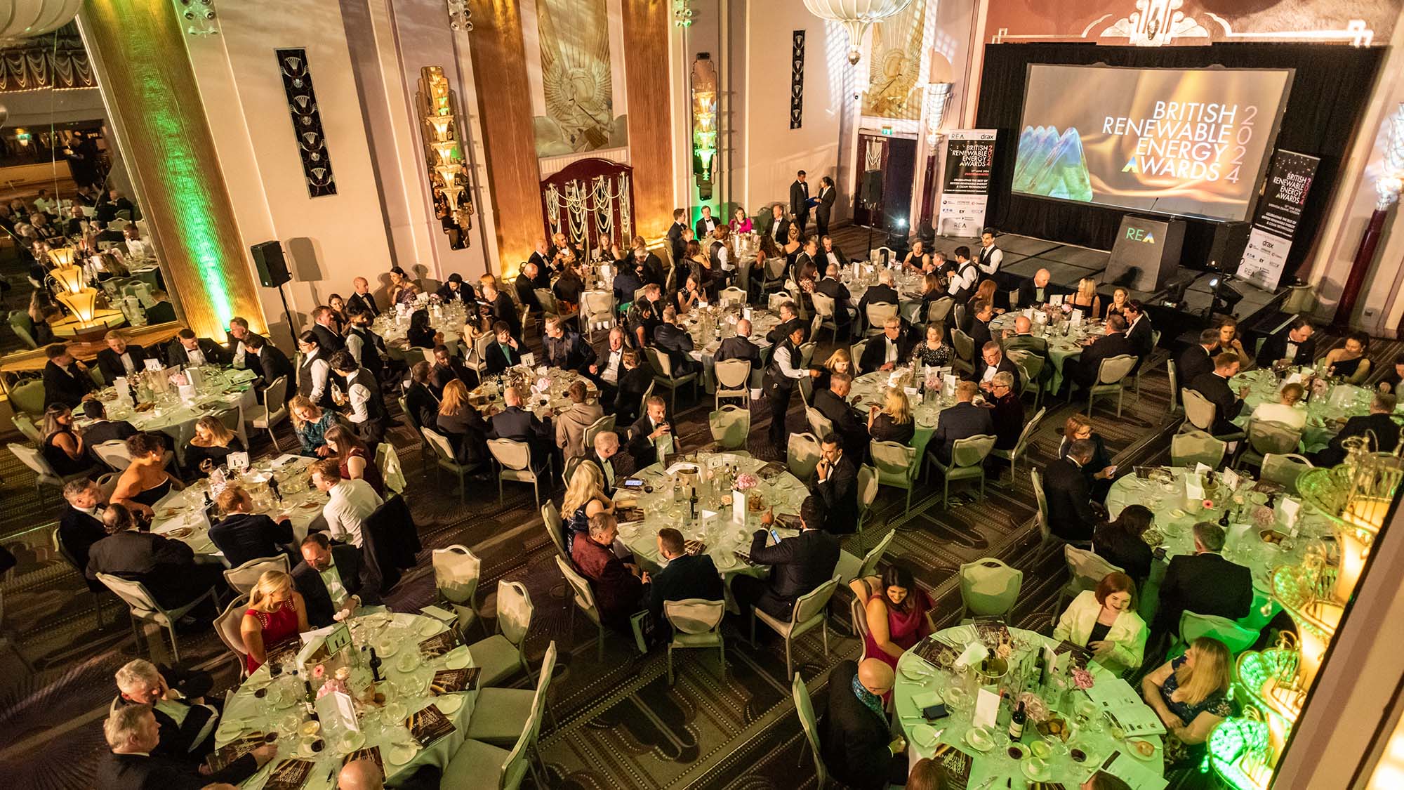 British Renewable Energy Awards 2024 room