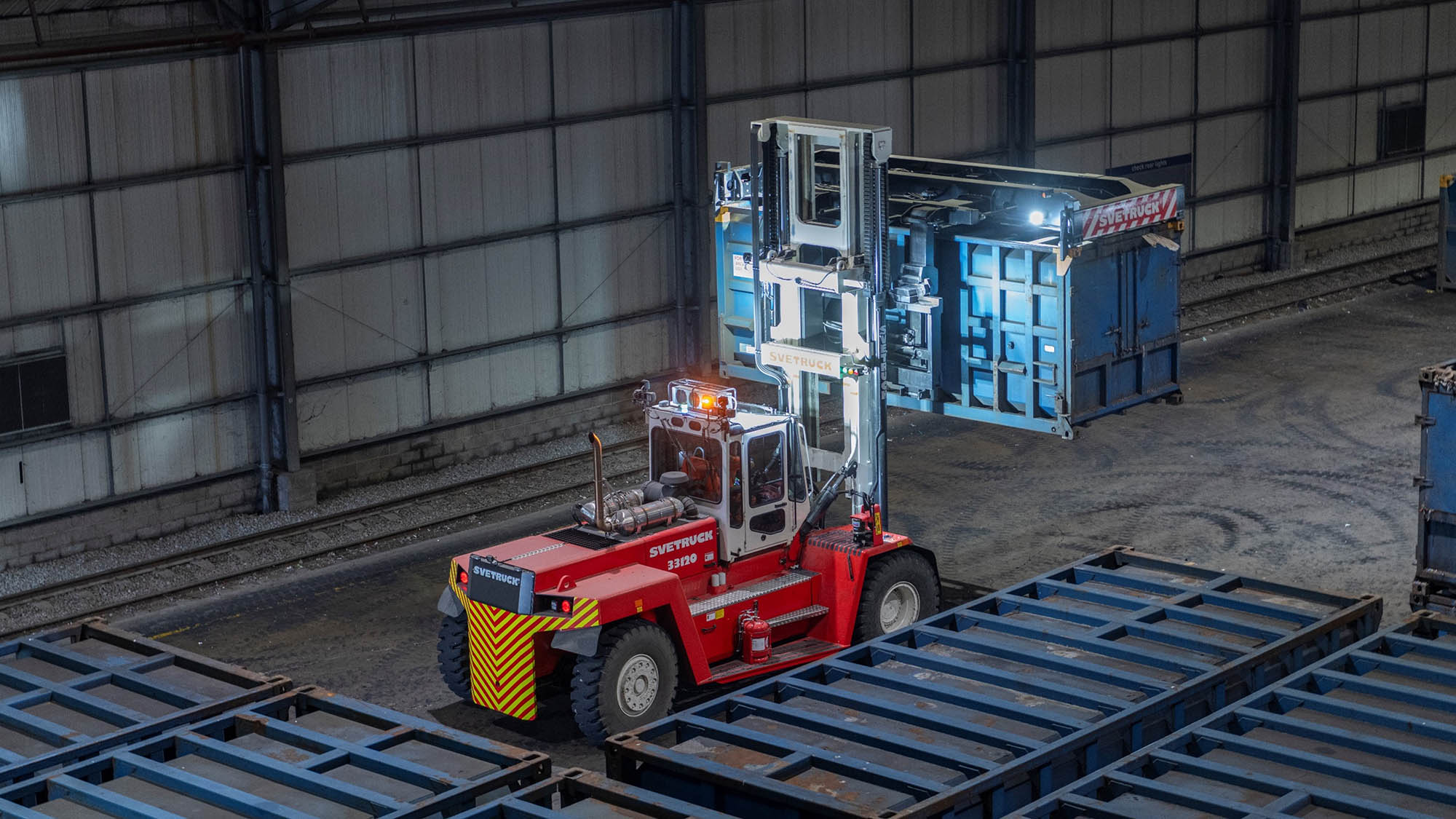 SUEZ in Knowsley forklift