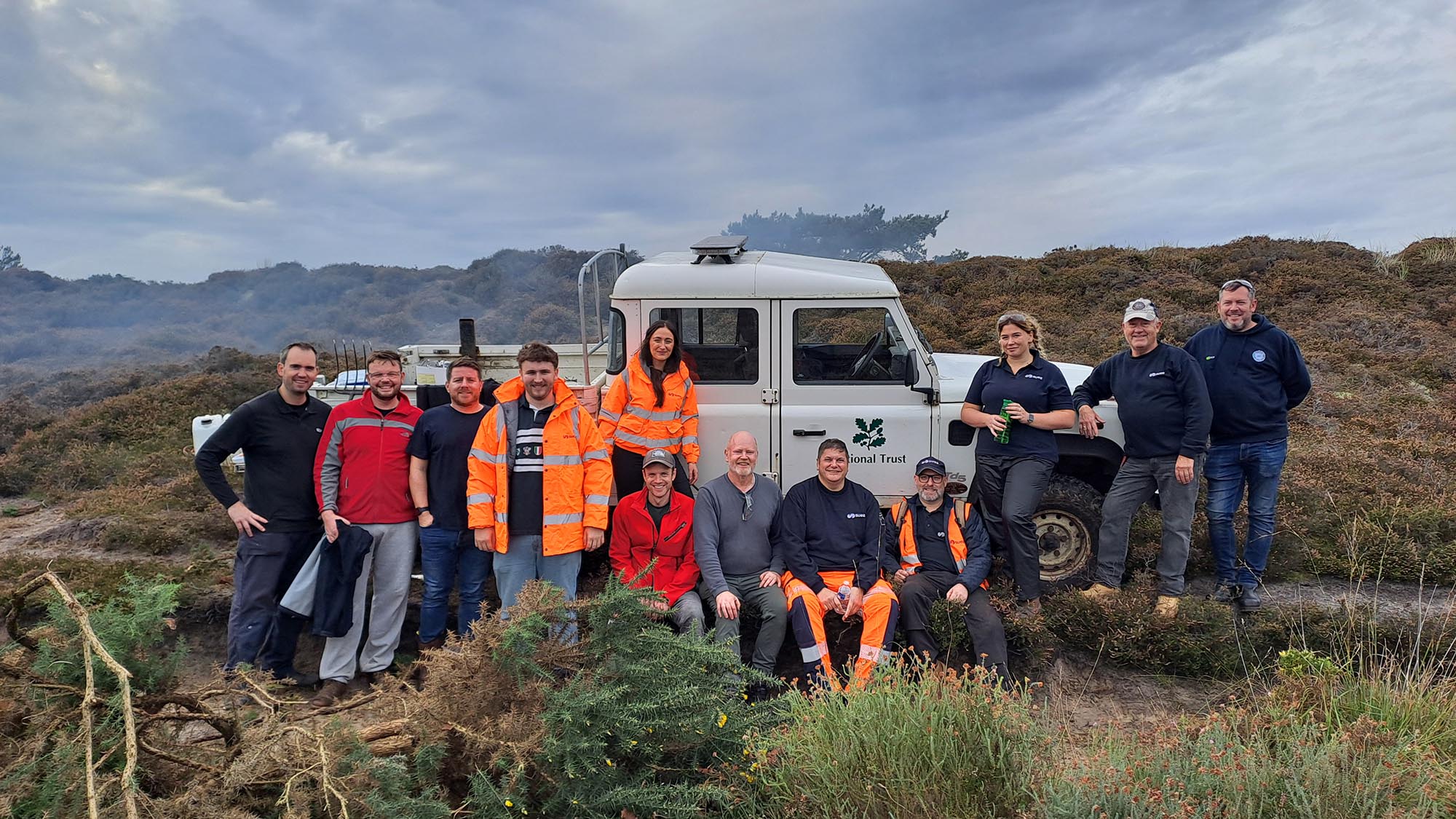 SUEZ volunteering at National Trust