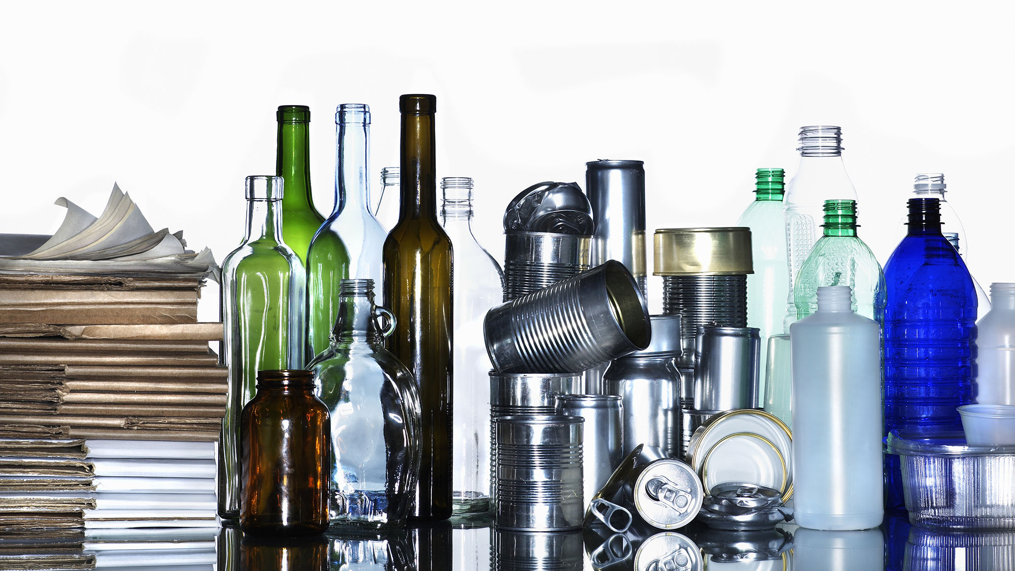 Mixed recyclable materials