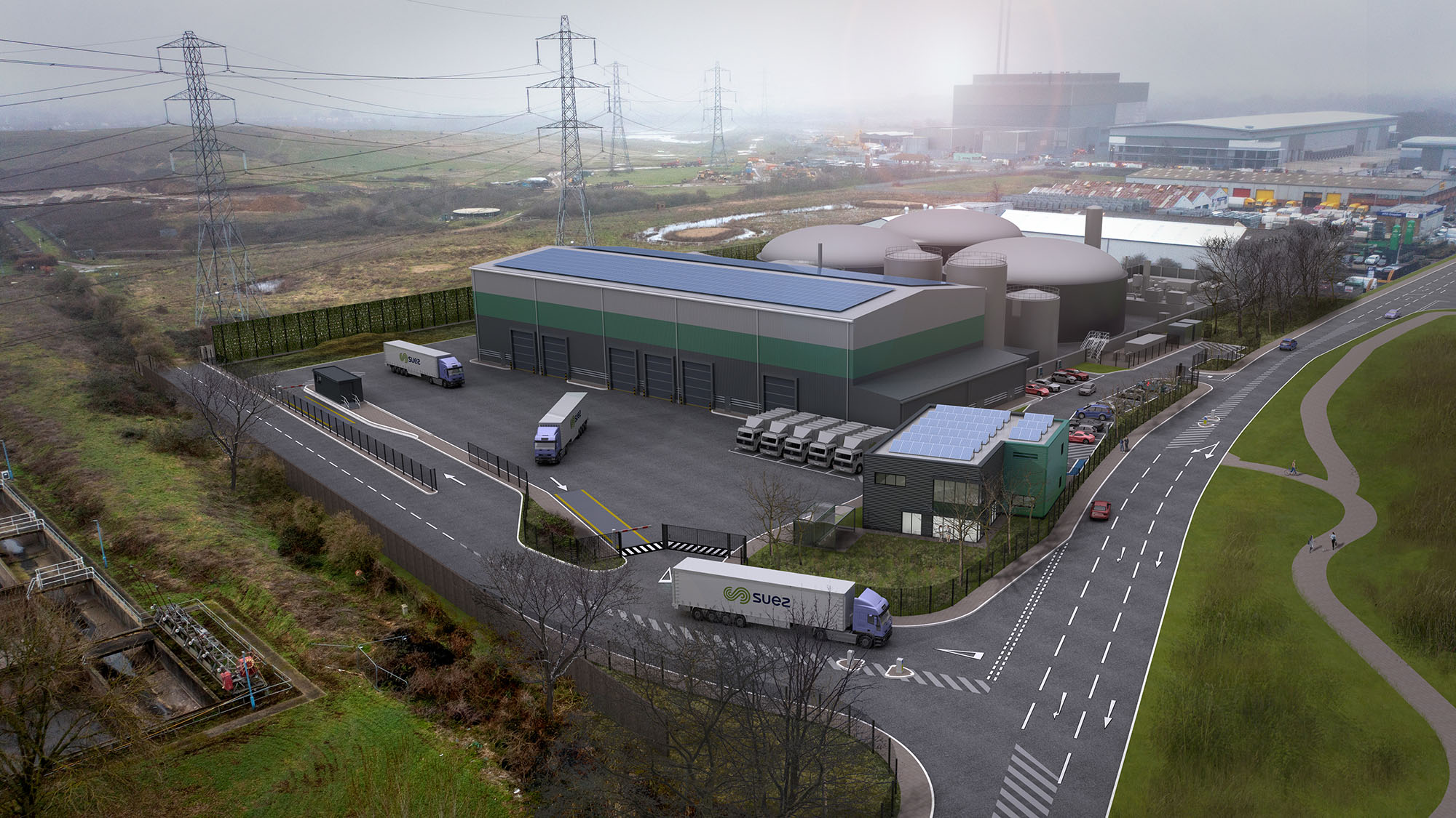 Beddington Lane AD visualisation