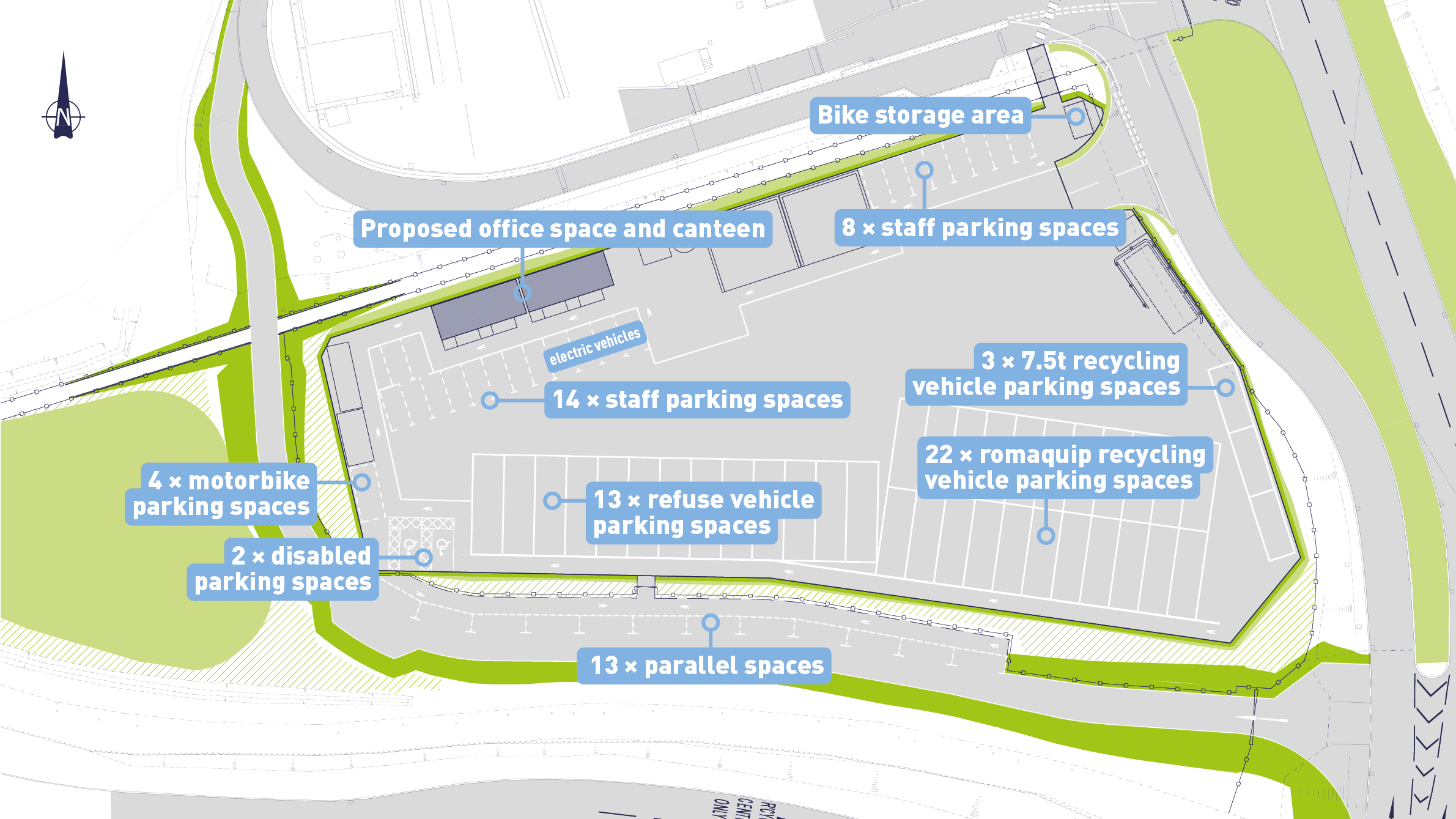 SUEZ Mangotsfield site plan