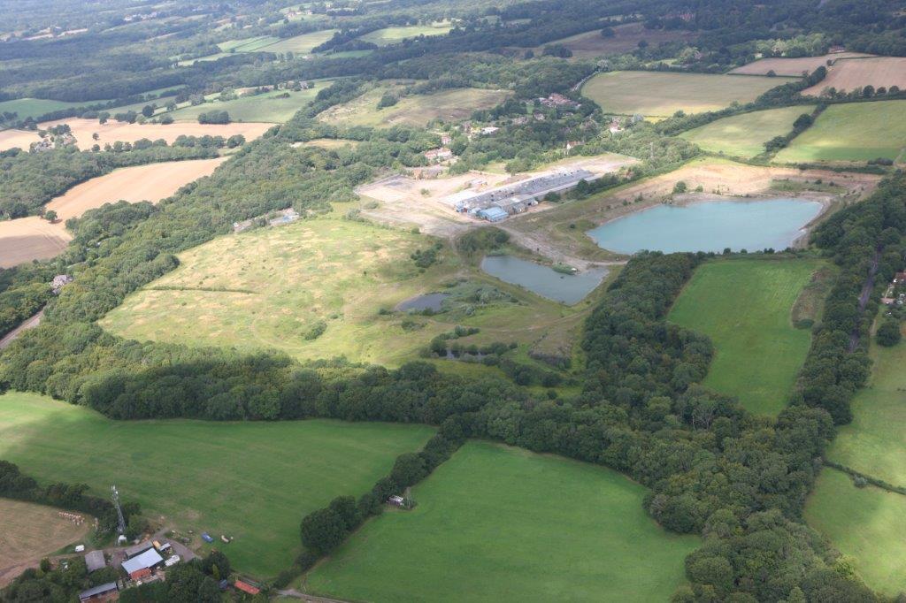 View of Clockhouse Quarry before restoration