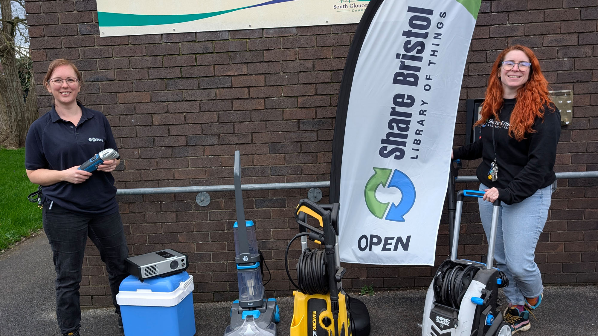 SUEZ donation to Bristol Share's Library of Things