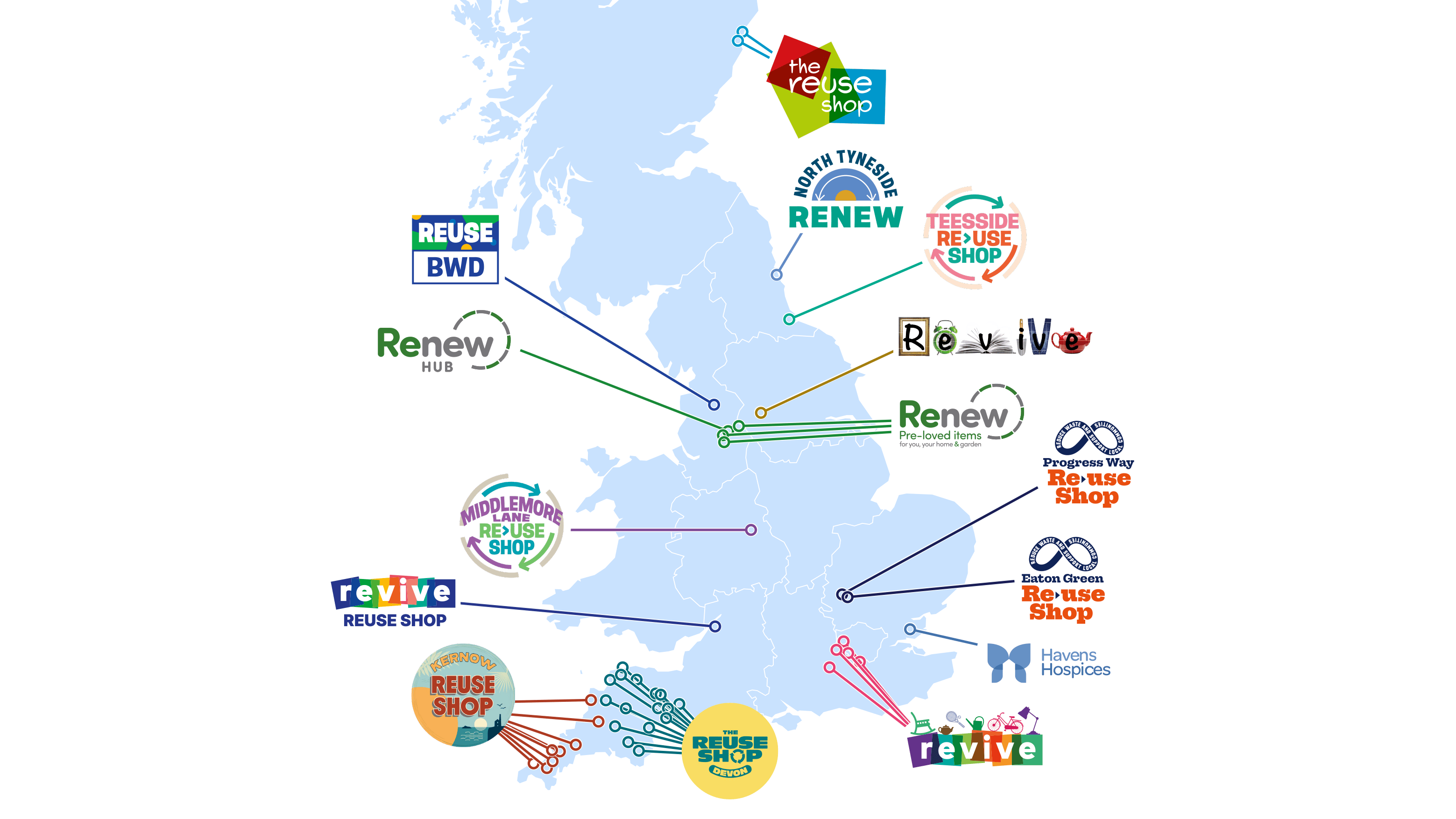 SUEZ network of re-use operations