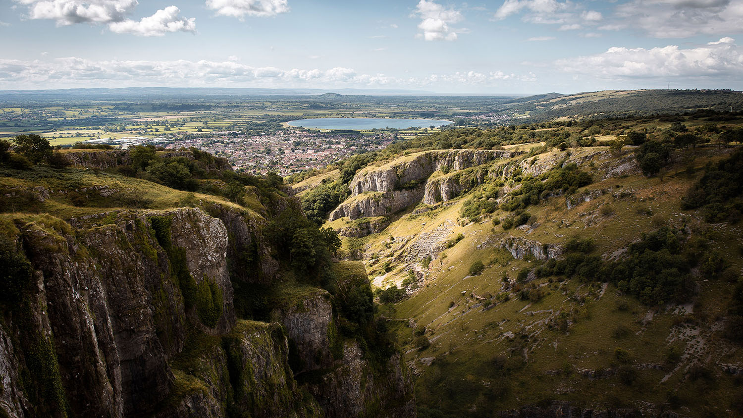 A view of Cheddar Gorge