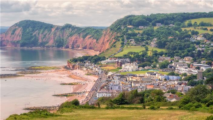 Sidmouth in East Devon
