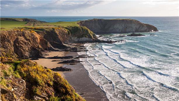 Wales coastline