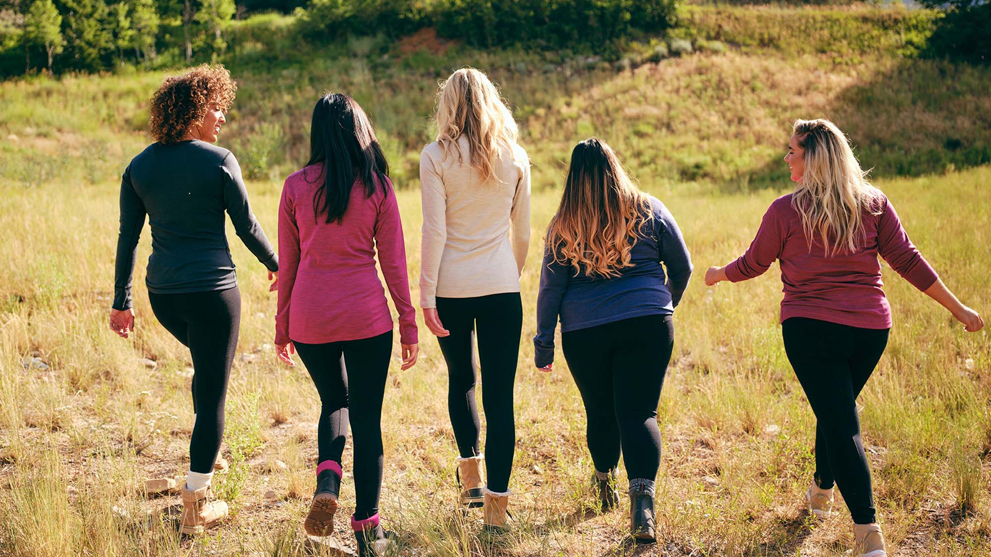 Group of women hiking