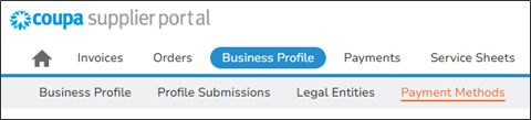 Coupa supplier portal