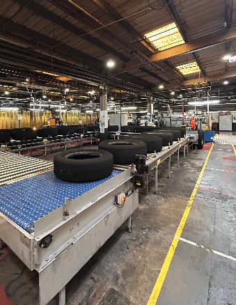 Inside Vaculug's tyre re-treading facility