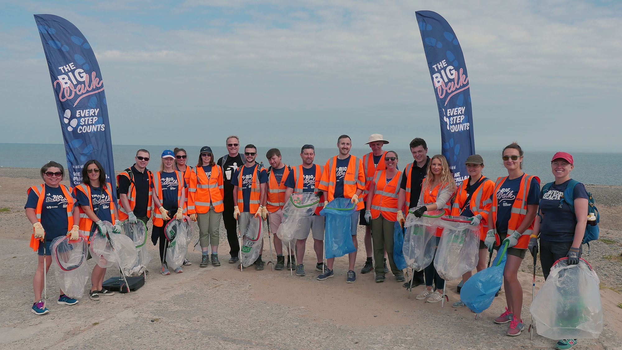 SUEZ cleaning Blackpool beach