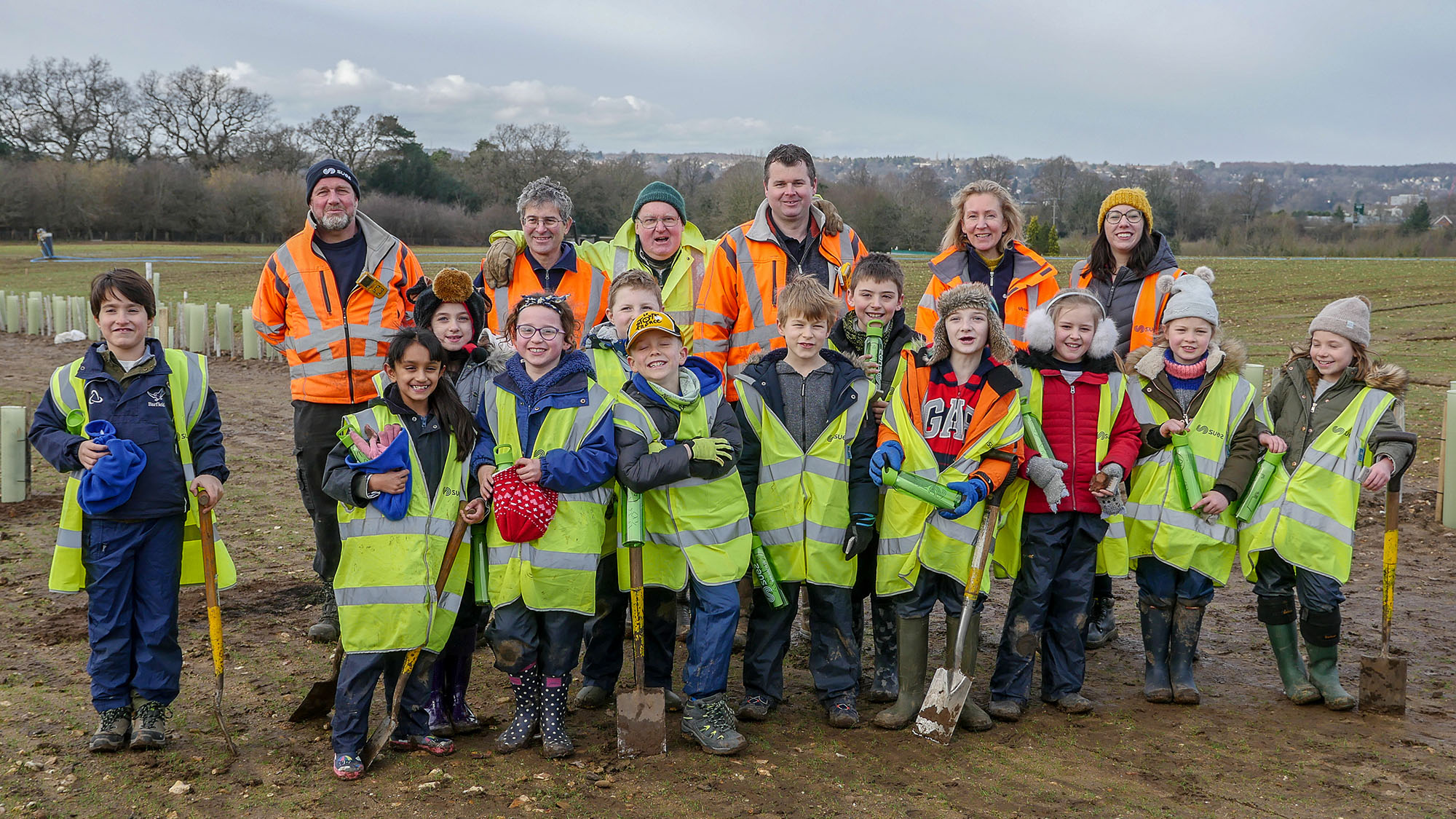 Runfold tree planting in January 2019